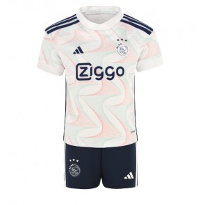 Ajax Replica Away Stadium Kit for Kids 2023-24 Short Sleeve (+ pants)